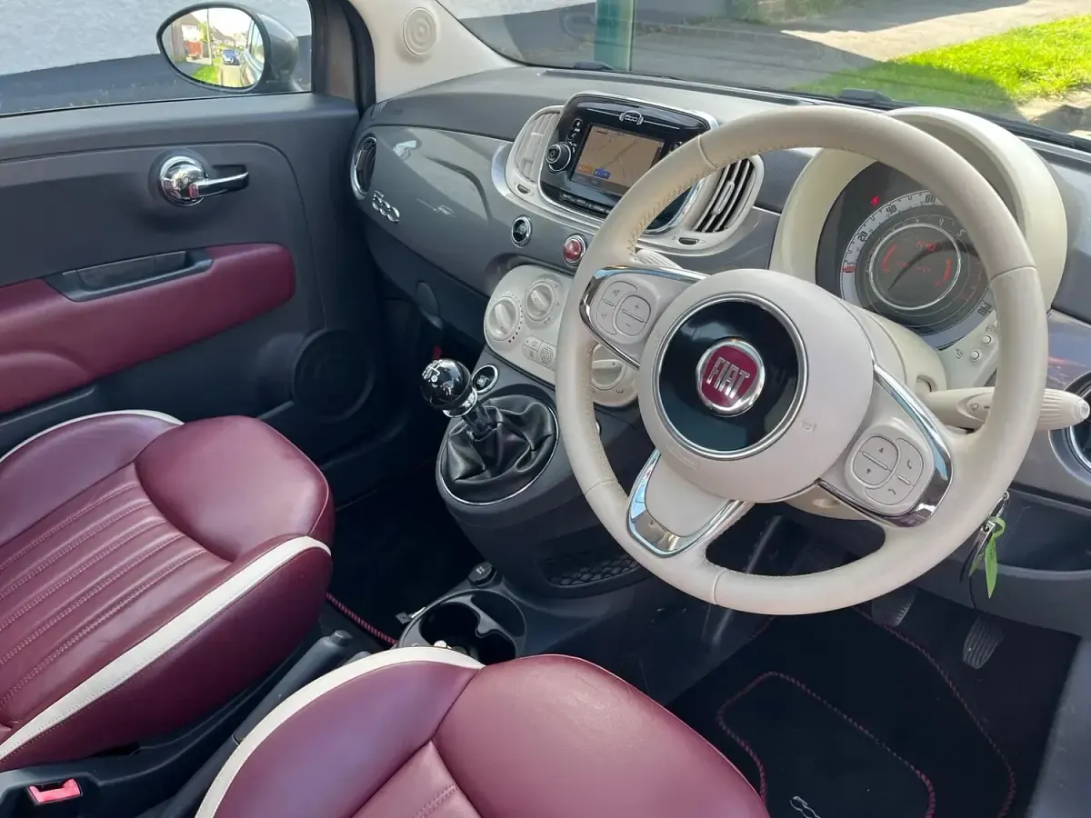 Used Fiat 500 Lounge 69 HP (50 kW) 2015 Grey Hatchback