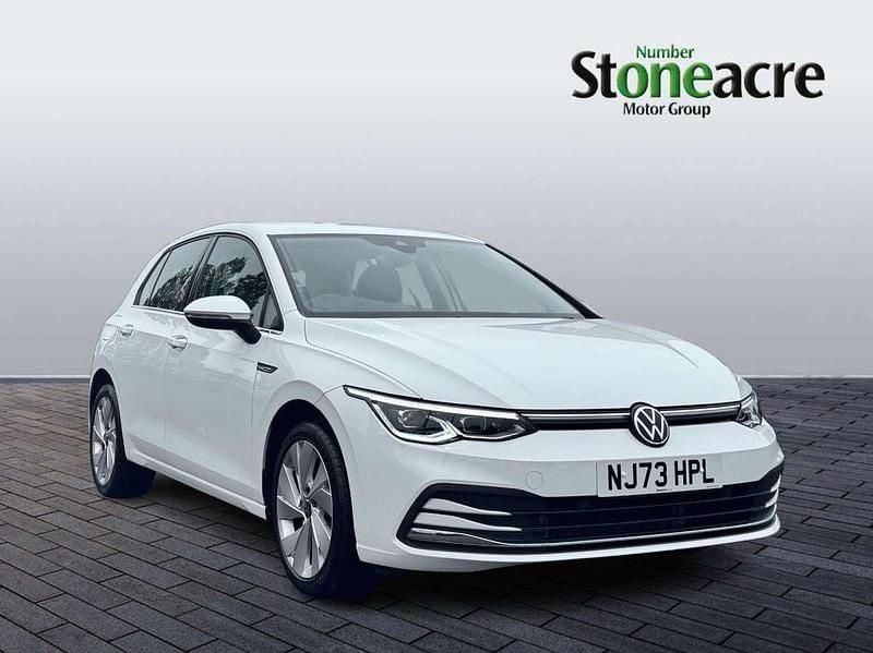White Used 2023 VW Golf VIII Style Hatchback | £19,000 (Fair price) - Image 1/4