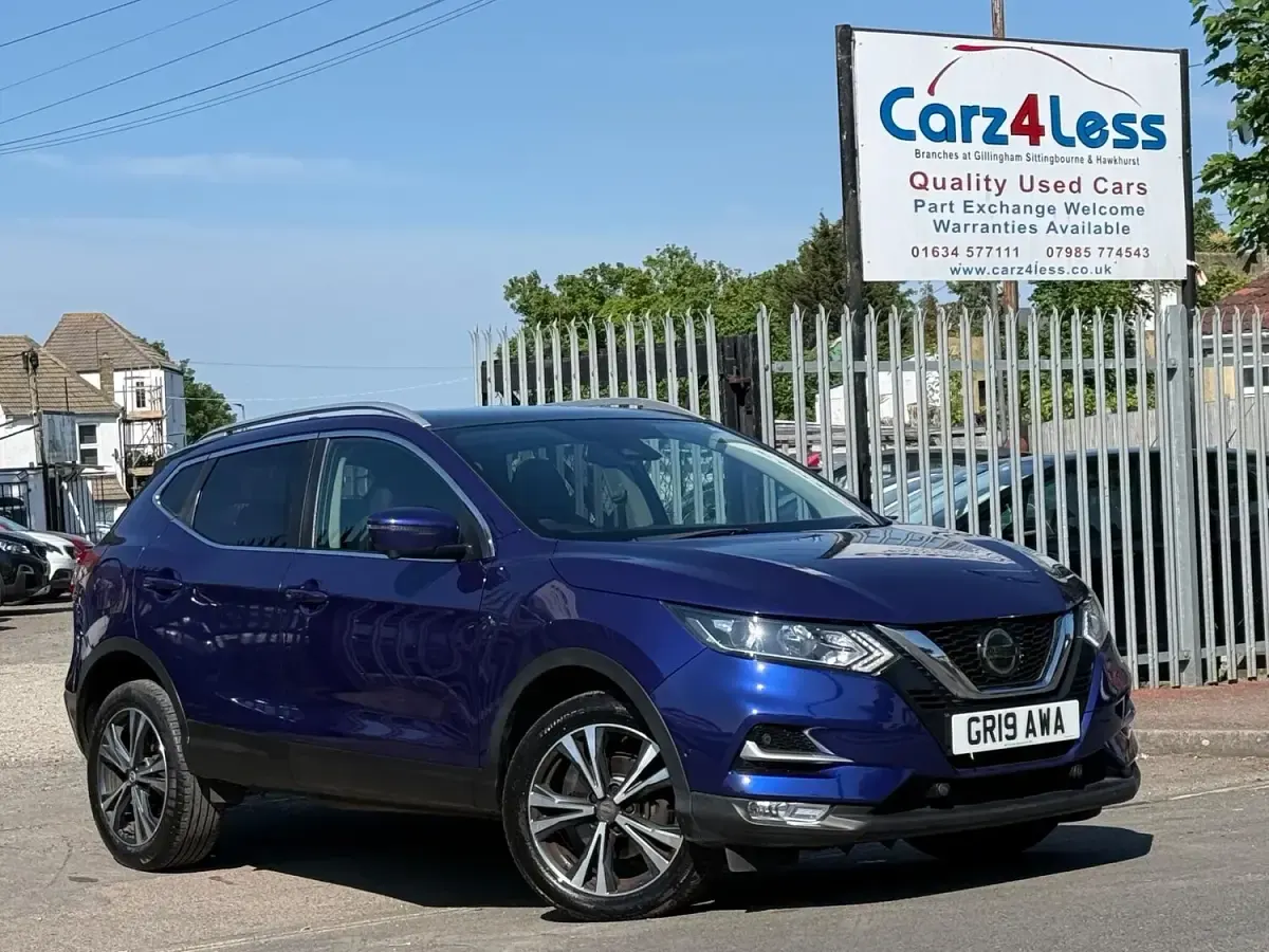 Used Nissan Qashqai N-Connecta 115 HP (84 kW) 2019 Blue SUV