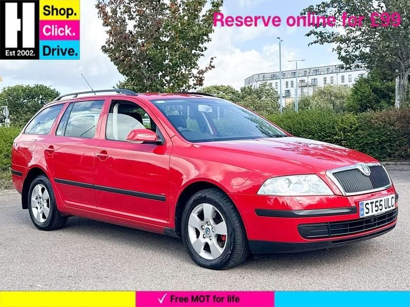 Red Used 2006 Skoda Octavia Ambiente Estate | £2,320 (Expensive) - Image 1/3