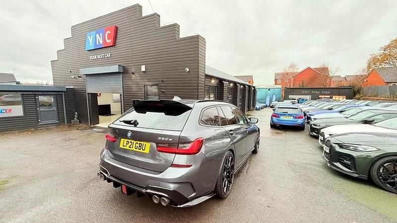 Grey Used 2021 BMW 330e M Sport Estate | £21,491 (Fair price) - Image 1/4