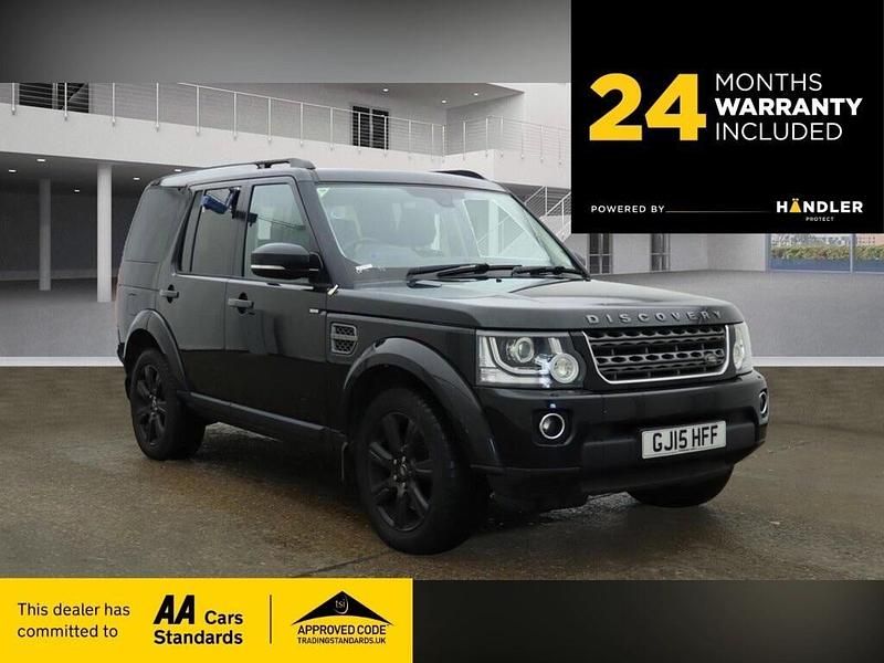 Black Used 2015 Land Rover Discovery 4 SE SUV | £11,990 (Fair price) - Image 1/4
