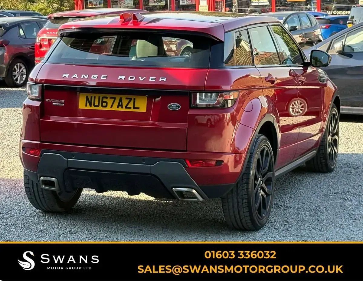 Used Land Rover Range Rover evoque HSE Dynamic 240 HP (176 kW) 2017 Red Estate
