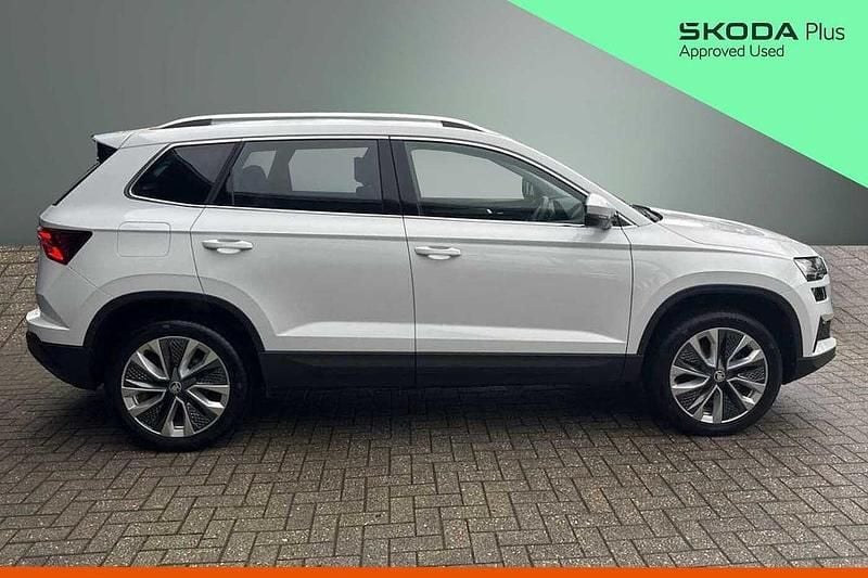Used Skoda Karoq SE L 110 HP (80 kW) 2025 Moon white metallic SUV