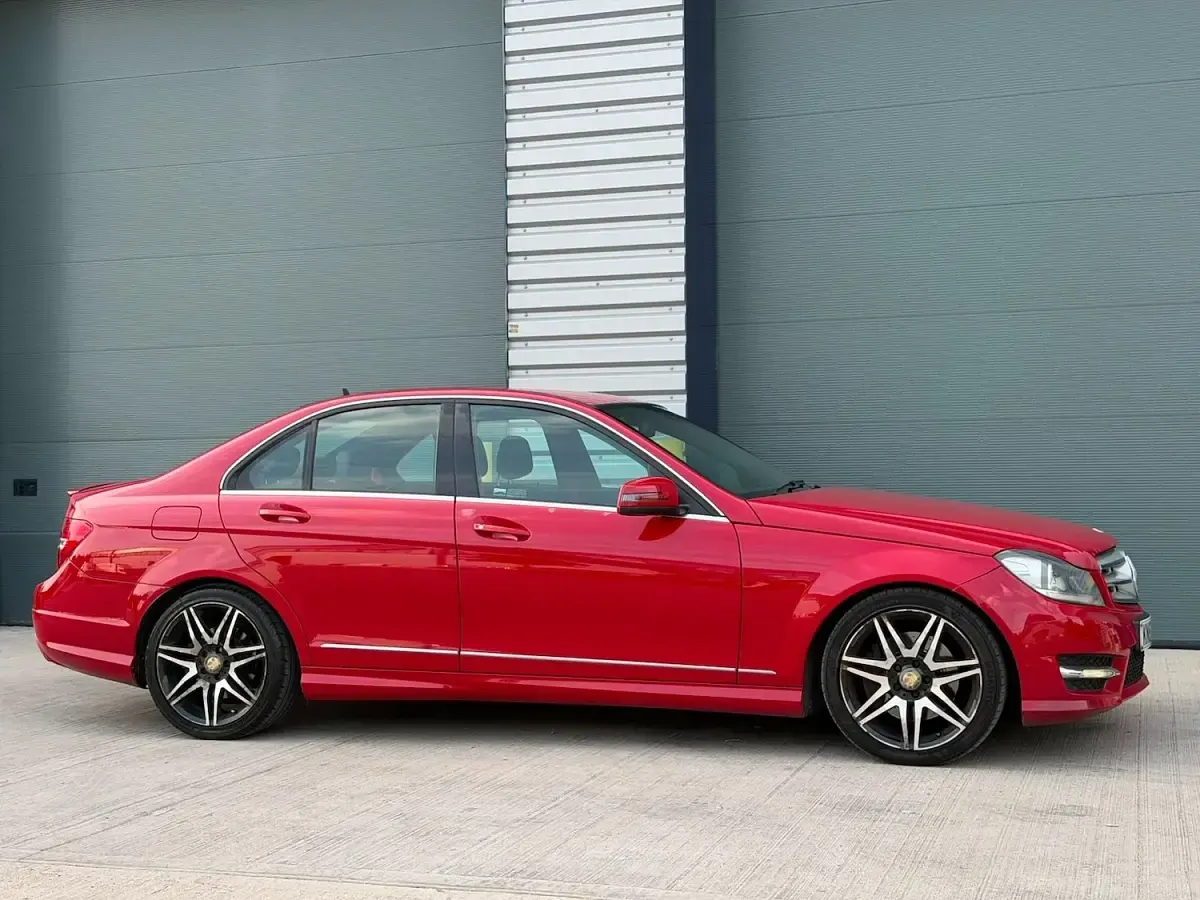 Used Mercedes C350 AMG 2012 Red Sedan
