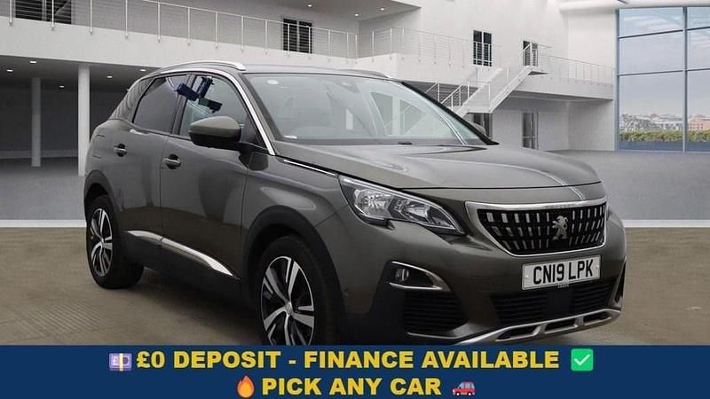 Grey Used 2019 Peugeot 3008 Allure Hatchback | £10,349 (Good price) - Image 1/4