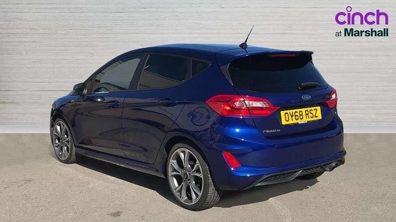 Used Ford Fiesta ST-Line 140 HP (102 kW) 2018 Blue Hatchback