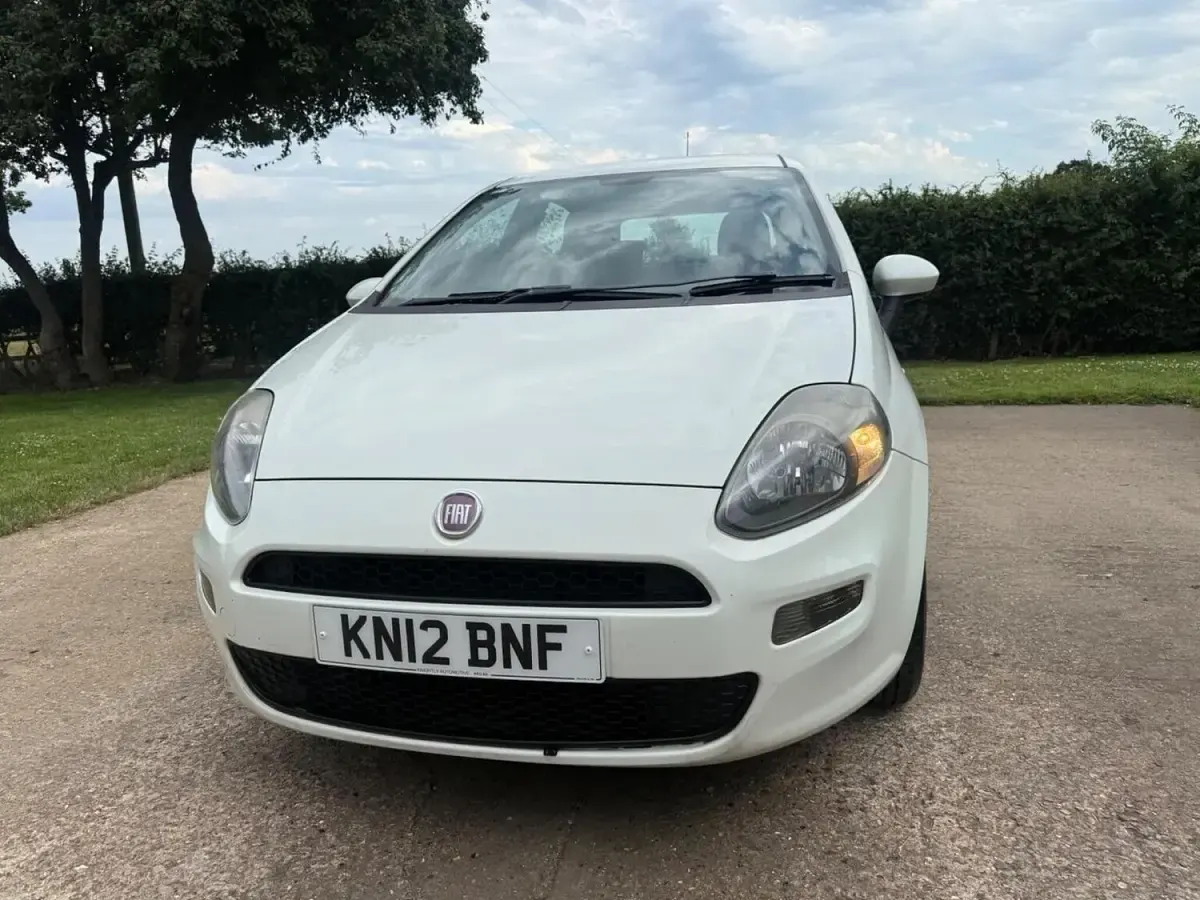 Used Fiat Punto Easy 77 HP (56 kW) 2012 White Hatchback
