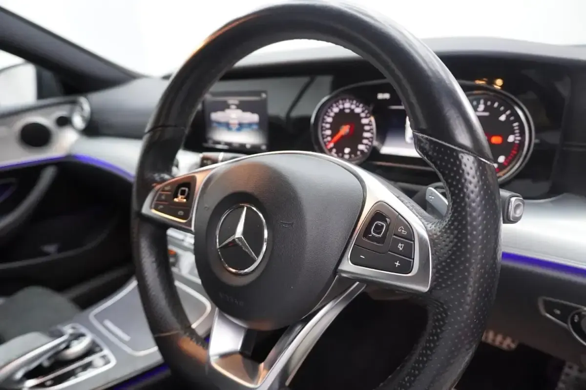 Used Mercedes E220 AMG line 2018 Grey Coupe