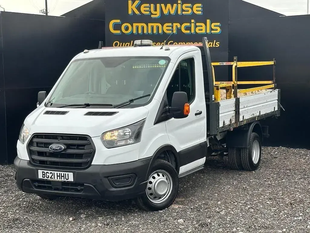 Used Ford Transit 130 HP (95 kW) 2021 White Cabriolet