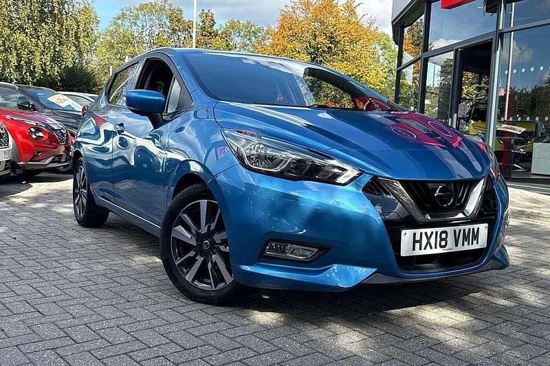 Blue Used 2018 Nissan Micra N-Connecta Hatchback | £6,590 (Fair price) - Image 1/4