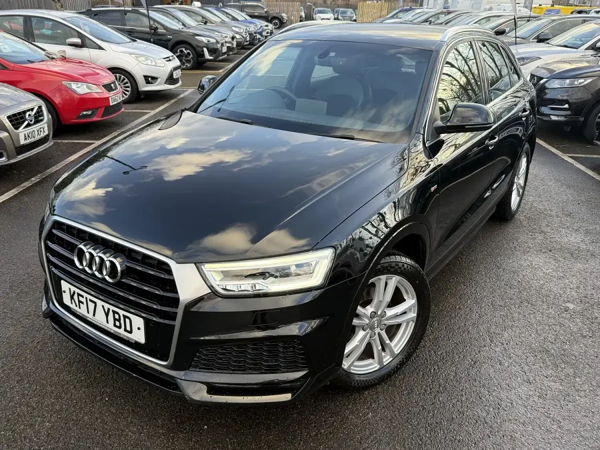Used Audi Q3 S-Line 150 HP (110 kW) 2017 Black SUV