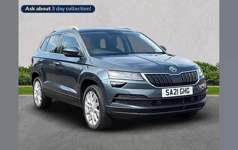 Grey Used 2021 Skoda Karoq SE L SUV | £21,495 (Fair price) - Image 1/4