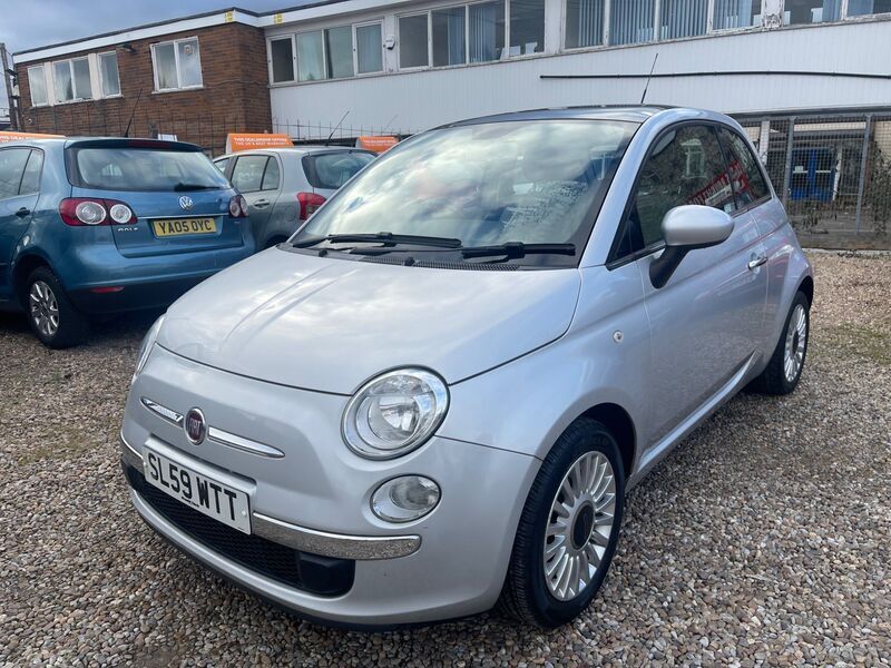 Used Fiat 500 Lounge 69 HP (50 kW) 2008 Silver Hatchback