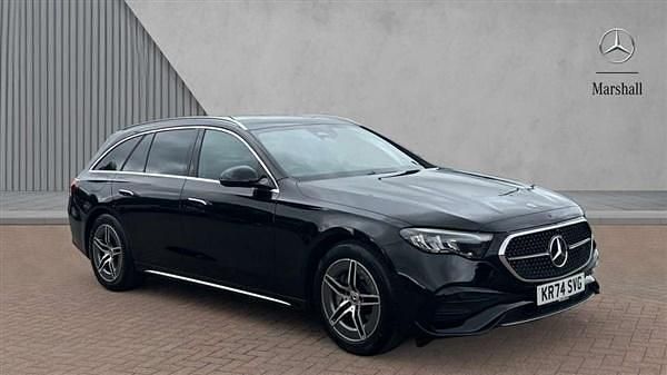 Obsidian black metallic Used 2024 Mercedes E200 AMG line Estate | £37,980 (Good price) - Image 1/4