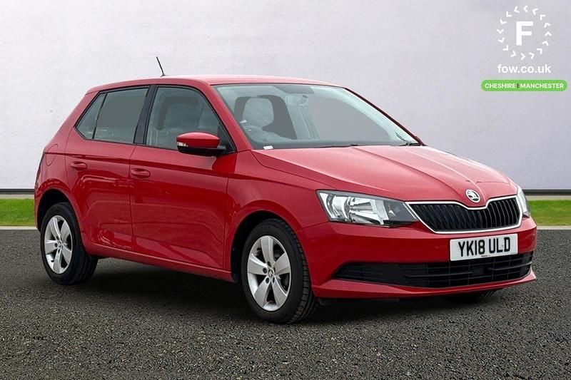Red Used 2018 Skoda Fabia SE Hatchback | £9,999 (Fair price) - Image 1/3