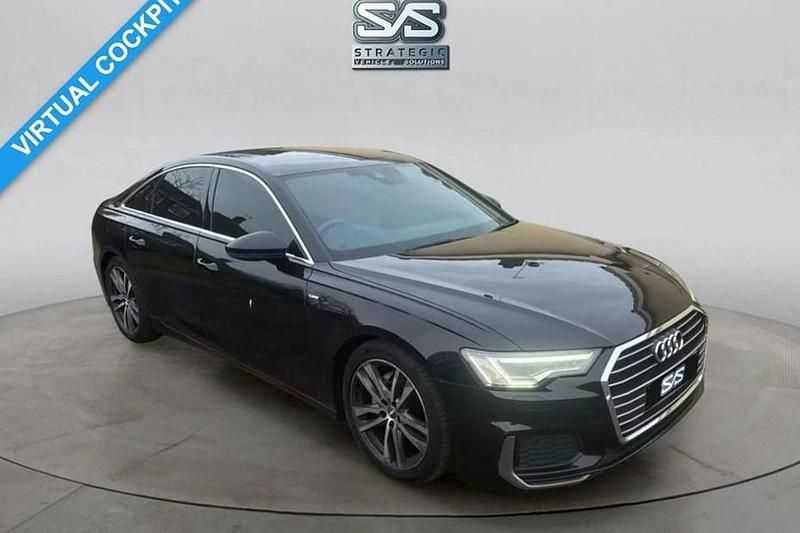 Used Audi A6 S-Line 204 HP (150 kW) 2018 Black Sedan