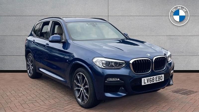 Used BMW X3 M Sport 187 HP (137 kW) 2018 Blue SUV