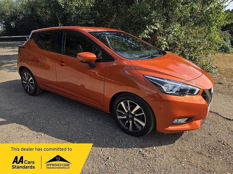 Orange Used 2018 Nissan Micra N-Connecta Hatchback | £7,154 (Fair price) - Image 1/4