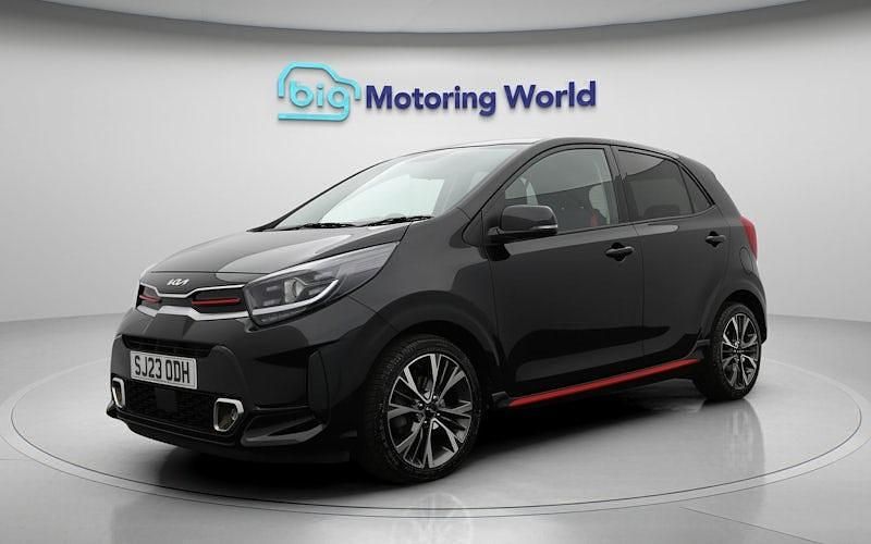 Used Kia Picanto GT-Line 67 HP (49 kW) 2023 Black Hatchback