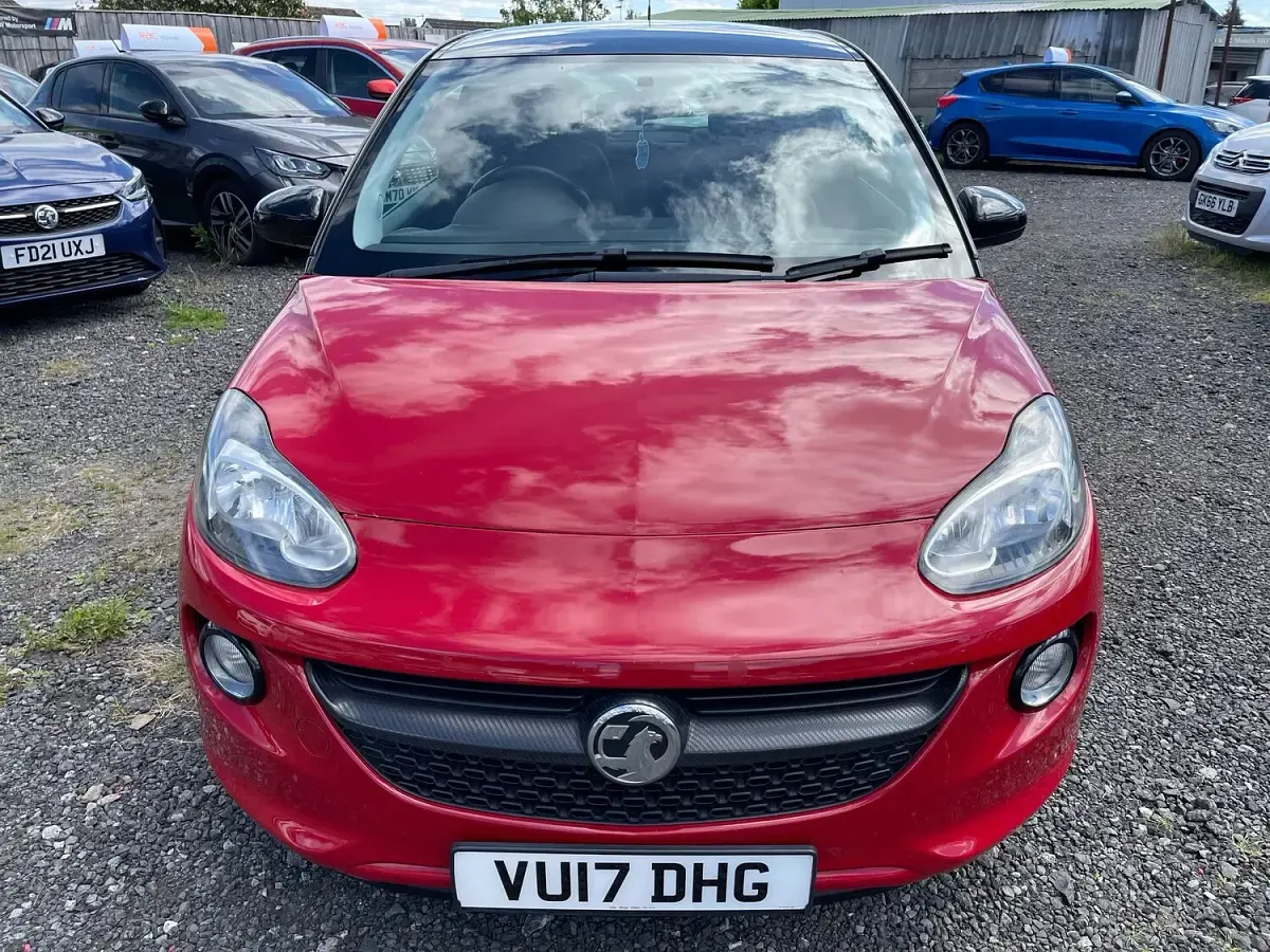 Used Vauxhall Adam S 70 HP (51 kW) 2017 Red Hatchback