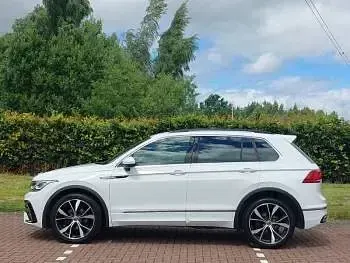 Used VW Tiguan R-line 150 HP (110 kW) 2023 White SUV