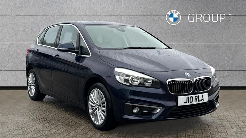 Used BMW 218 Active Tourer Luxury Line 134 HP (98 kW) 2017 Blue MPV