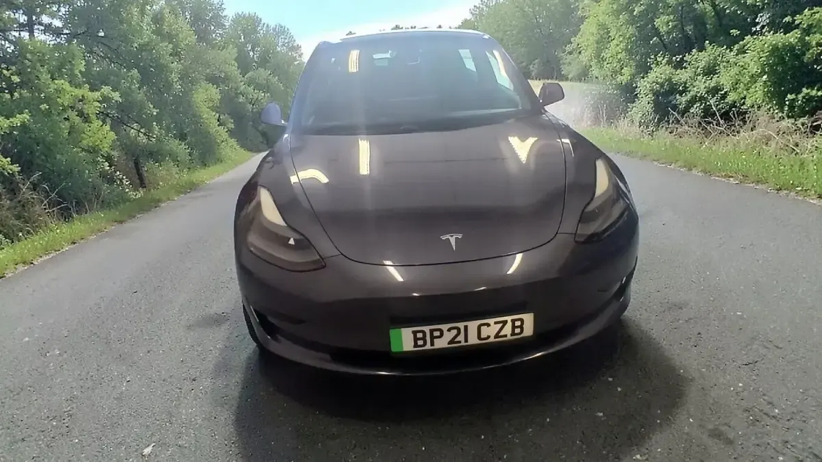 Usado Tesla Model 3 Standard Range 366 kW (498 HP) 2021 Cinzento Sedan
