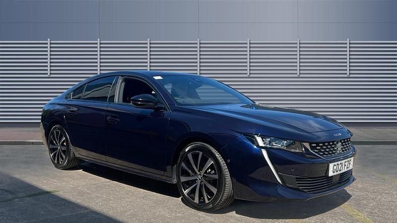 Blue Used 2021 Peugeot 508 GT-line Hatchback | £14,741 (Good price) - Image 1/3