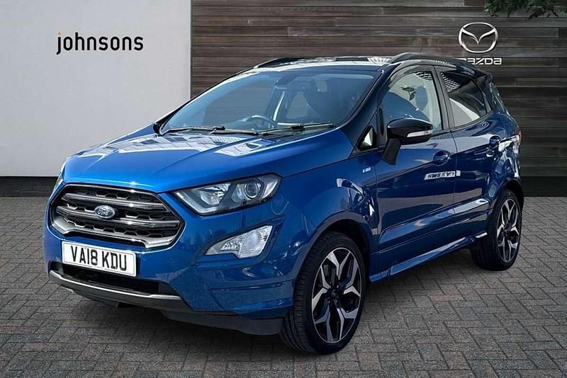 Used Ford Ecosport ST-Line 123 HP (90 kW) 2018 Blue SUV