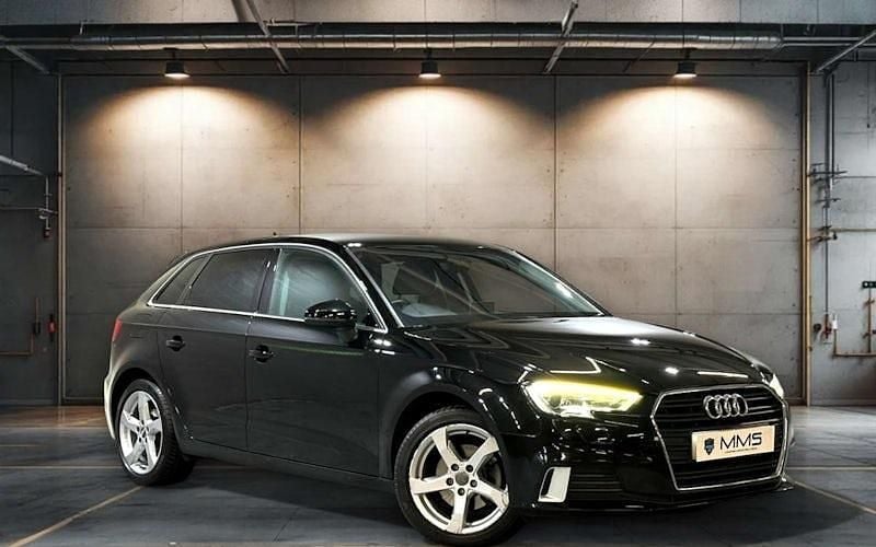 Black Used 2017 Audi A3 Sportback Sport Hatchback | £11,495 (Fair price) - Image 1/4