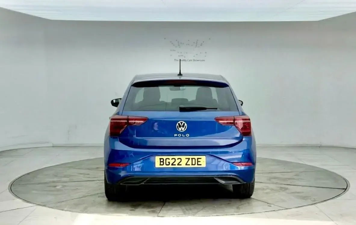 Used VW Polo Style 95 HP (69 kW) 2022 Blue Hatchback