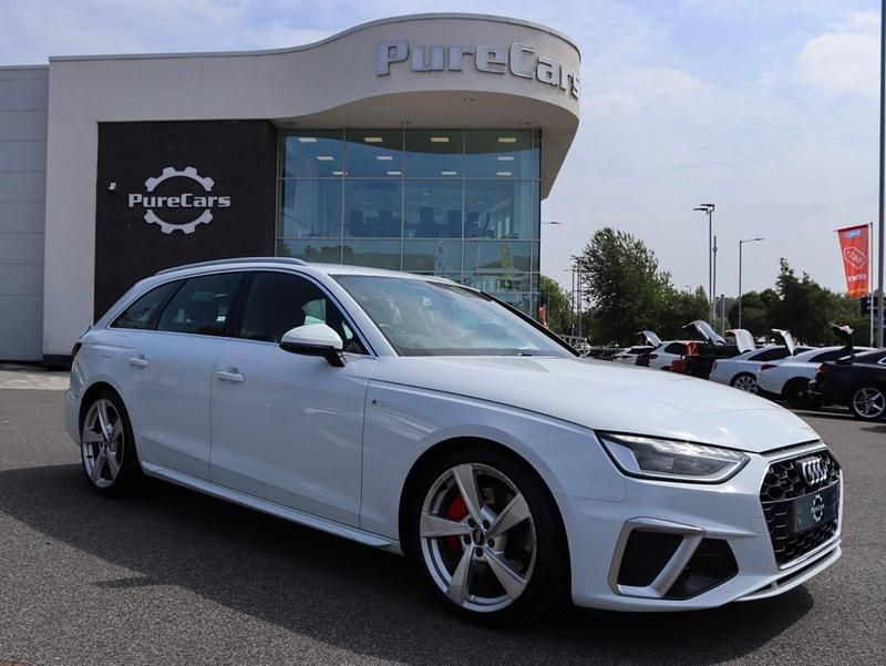 White Used 2019 Audi A4 S-Line Estate | £19,950 (A bit pricey) - Image 1/4