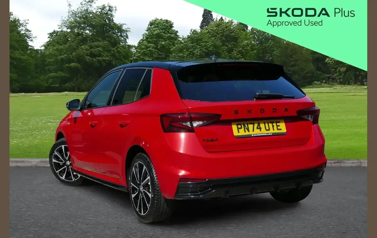 Used Skoda Fabia Monte Carlo 147 HP (108 kW) 2024 Red Hatchback