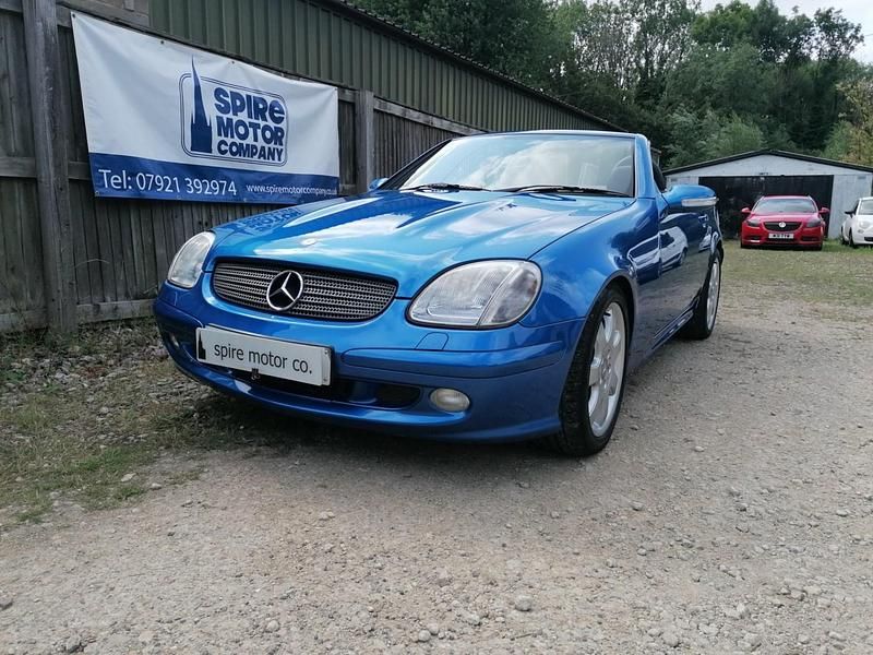 Used Mercedes SLK320 2000 Blue Cabriolet