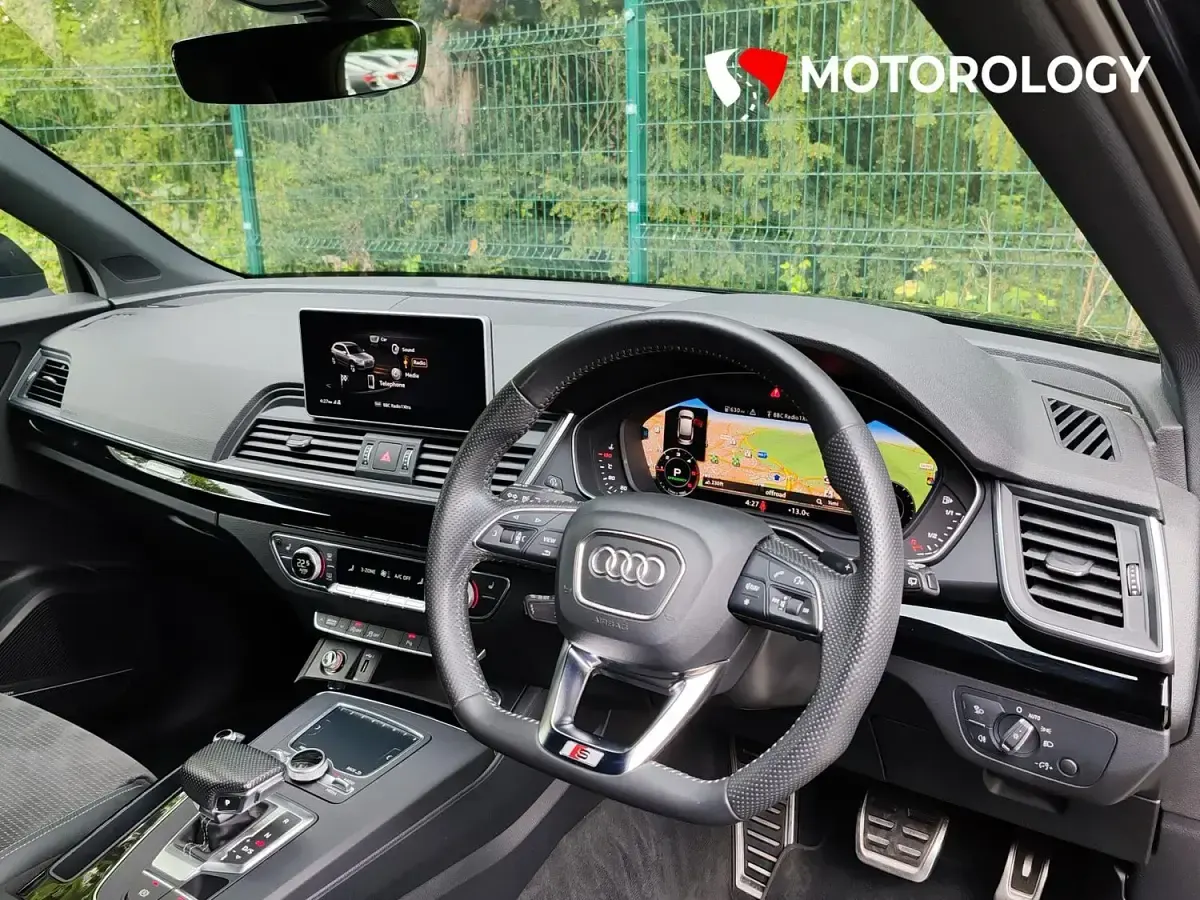 Used Audi Q5 S-Line 190 HP (139 kW) 2018 Blue SUV
