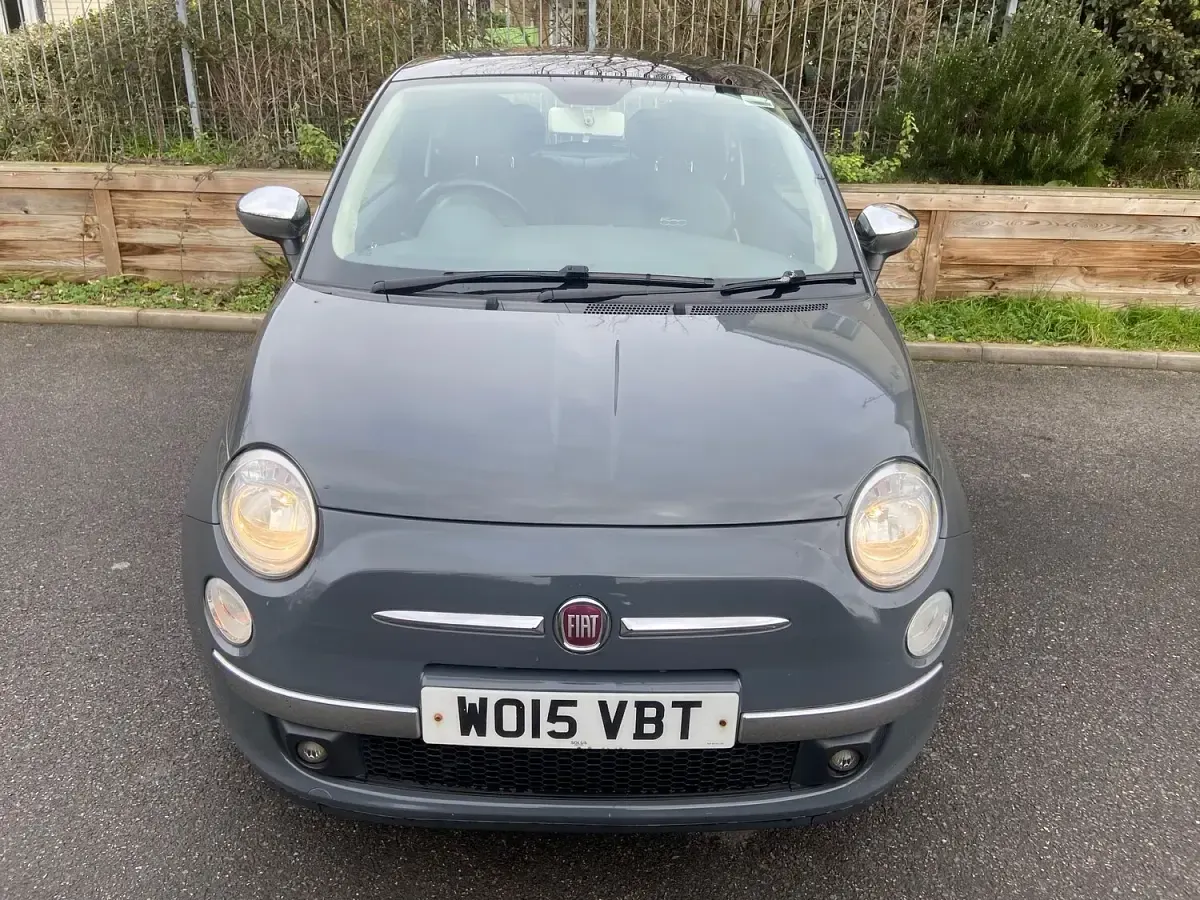 Used Fiat 500 69 HP (50 kW) 2015 Grey Hatchback