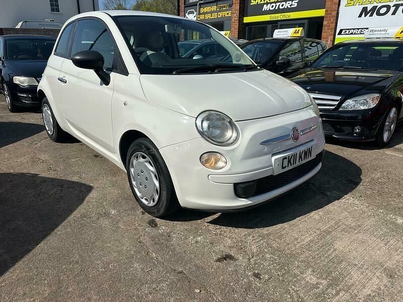 White Used 2011 Fiat 500 Pop Hatchback | £2,250 (A bit pricey) - Image 1/4