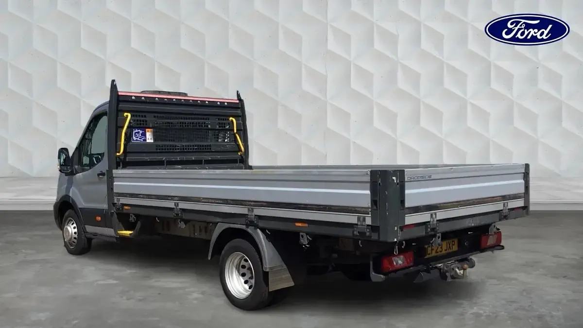 Used Ford Transit 170 HP (125 kW) 2023 Moondust silver Cabriolet