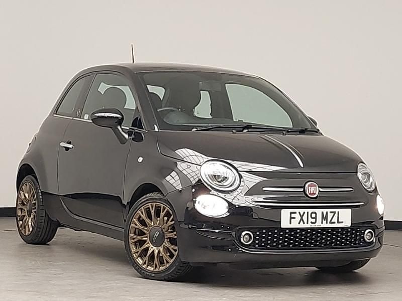 Black Used 2019 Fiat 500 Anniversary Hatchback | £8,298 (A bit pricey) - Image 1/4
