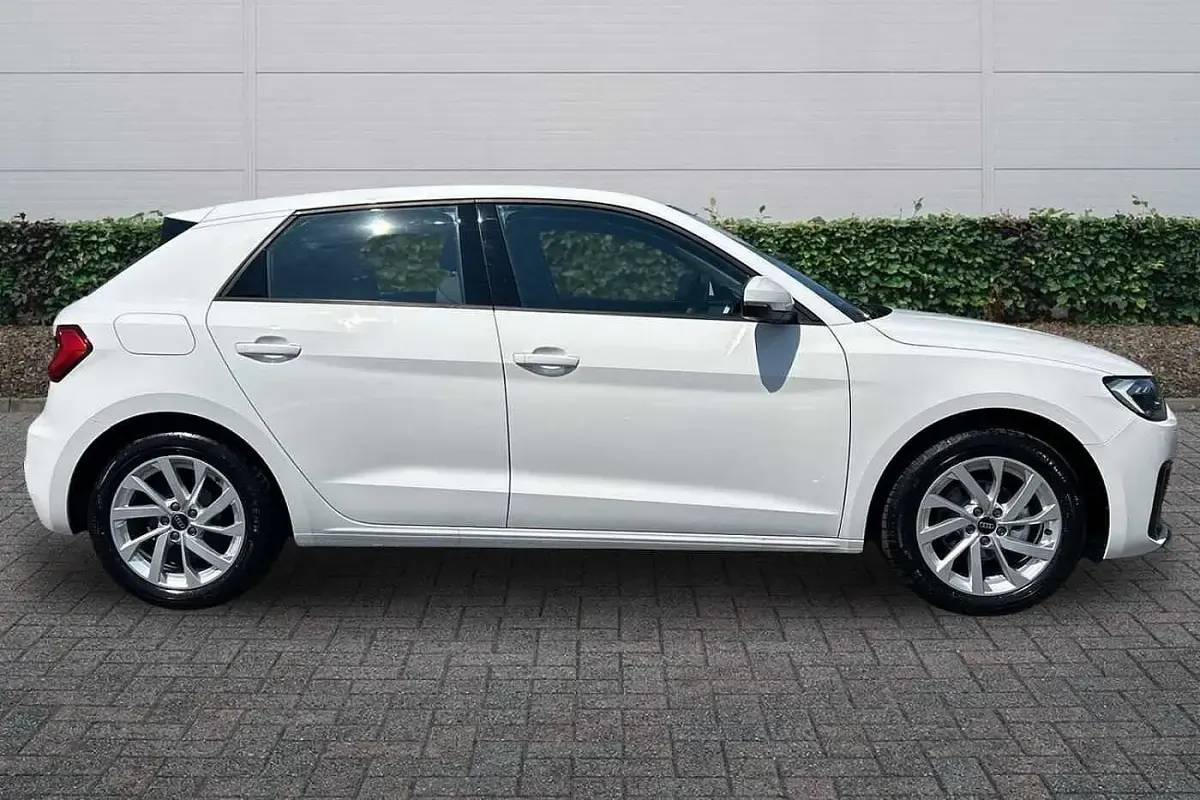 New Audi A1 Sport 2026 Shell white, solid SUV