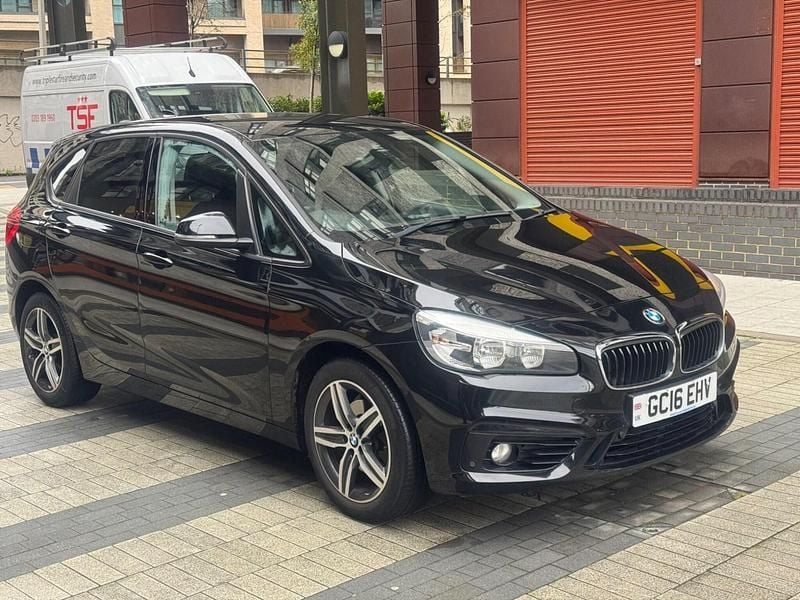 Black Used 2016 BMW 218 Sport Line Hatchback | £6,350 (Good price) - Image 1/4