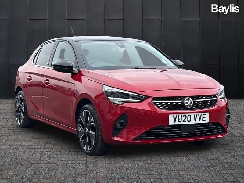 Used Vauxhall Corsa-e Elite 100 kW (136 HP) 2020 Red Hatchback