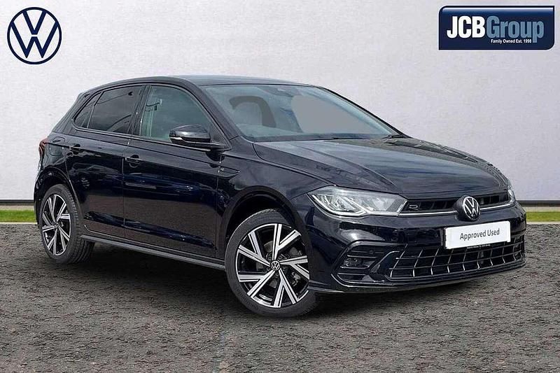 Black Used 2024 VW Polo R-line Hatchback | £21,490 (A bit pricey) - Image 1/4