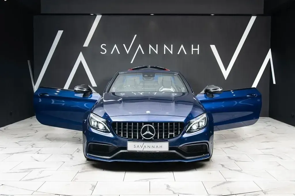 Begagnad Mercedes C63 AMG Premium 2016 Blå Cab