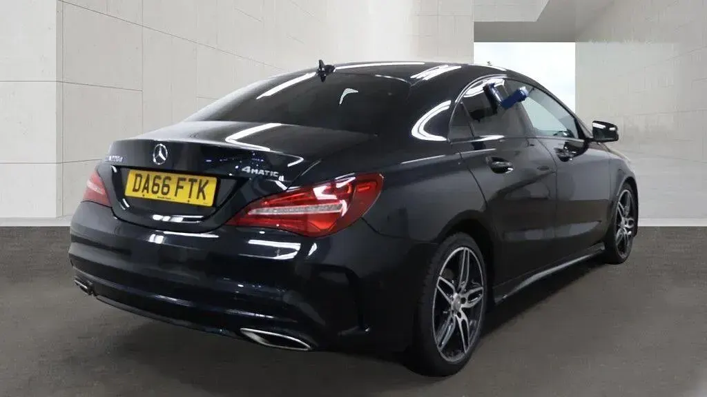 Used Mercedes CLA220 AMG line 2016 Black Coupe