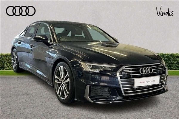 Blue Used 2021 Audi A6 S-Line Sedan | £28,900 (Expensive) - Image 1/4