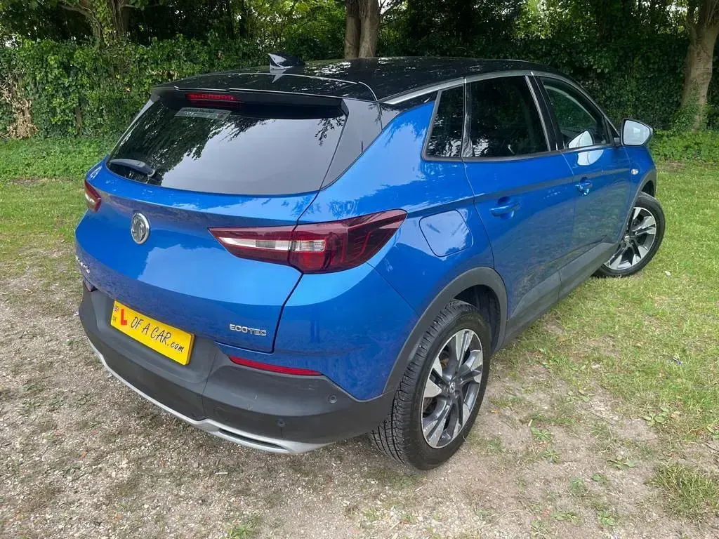 Used Vauxhall Grandland X SRi 130 HP (95 kW) 2020 Blue SUV