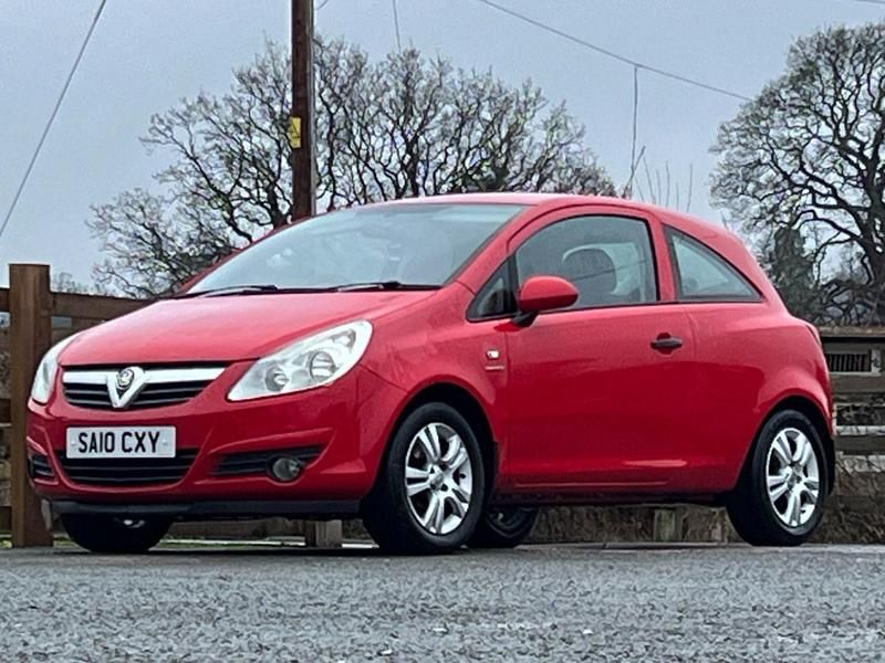 Used Vauxhall Corsa 74 HP (54 kW) 2010 Red Hatchback