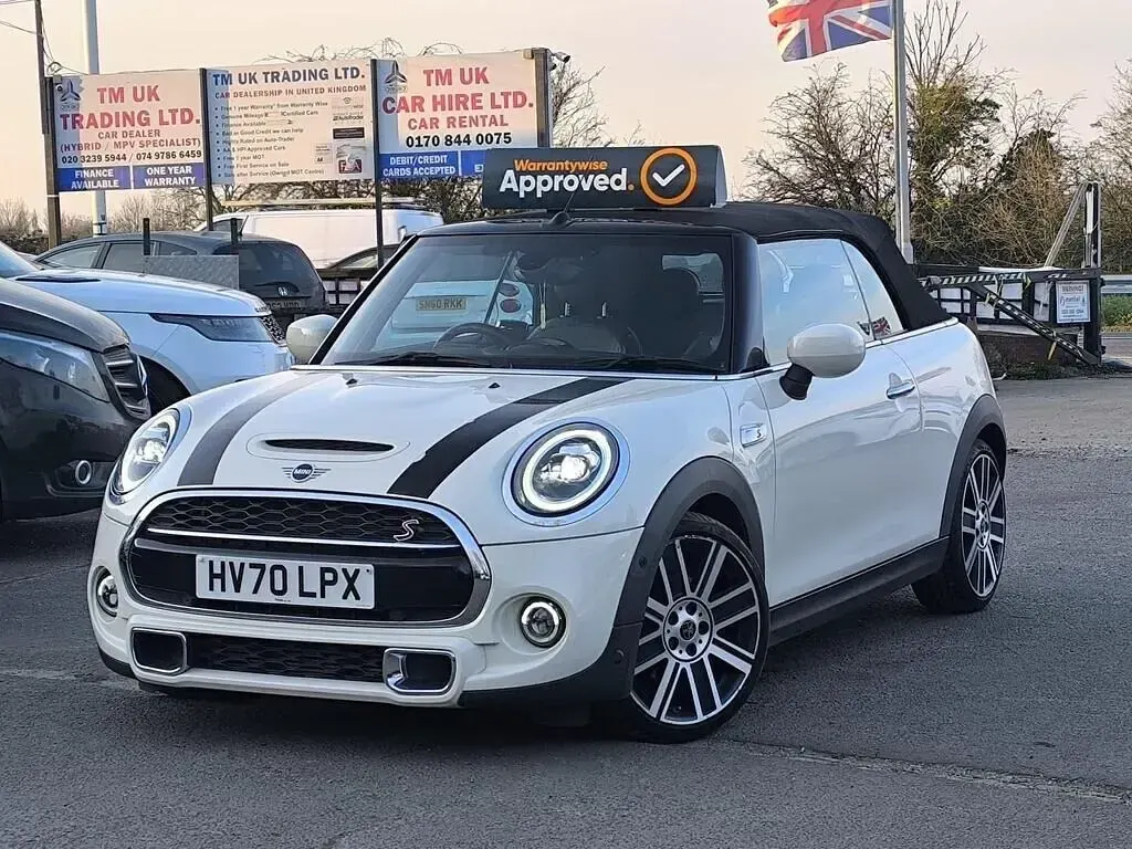 Used Mini Cooper S Cabriolet 2020 White Cabriolet